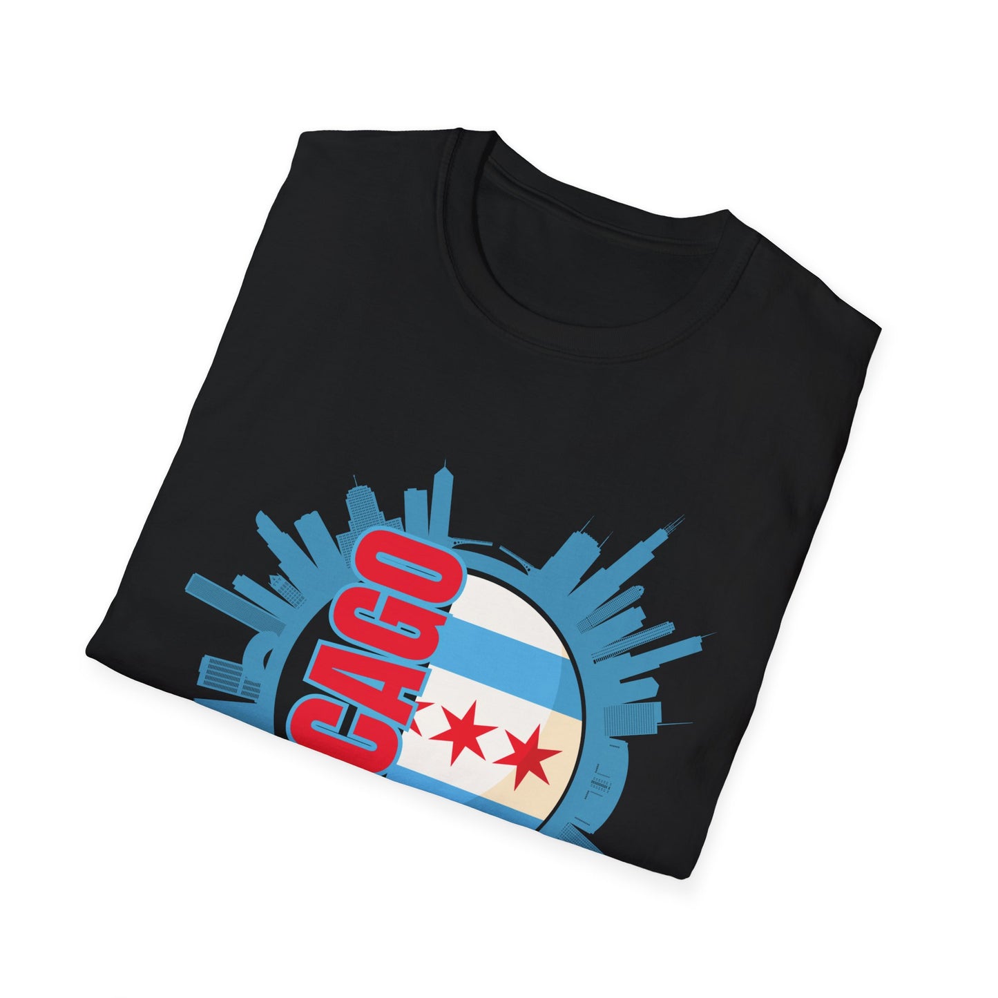 Chicago Skyline T-Shirt (Blue Skyline)
